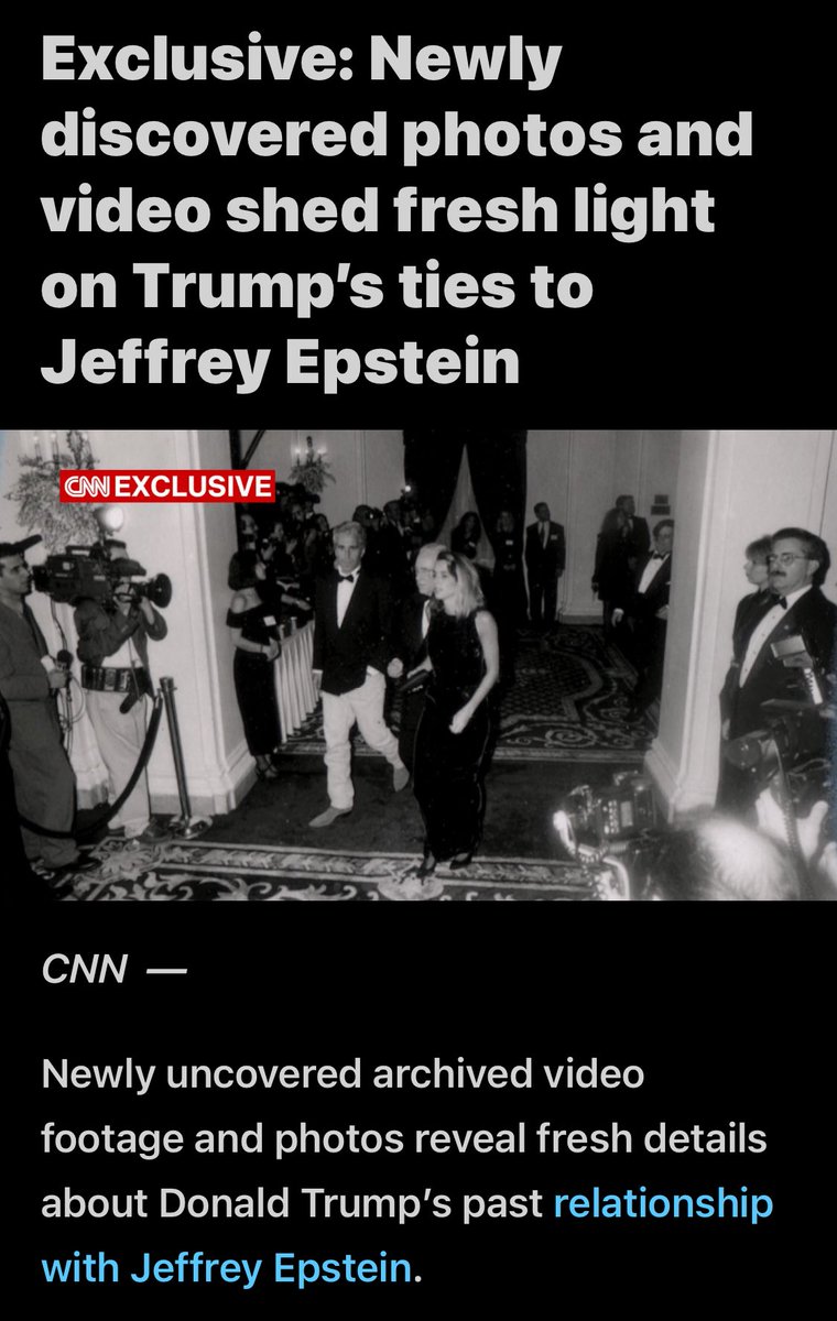 This is why Congress is out, they want us to forget Epstein. 

Here’s a photo from 1993 confirming for the first time that Epstein attended Trump’s 1993 wedding to Marla Maples.