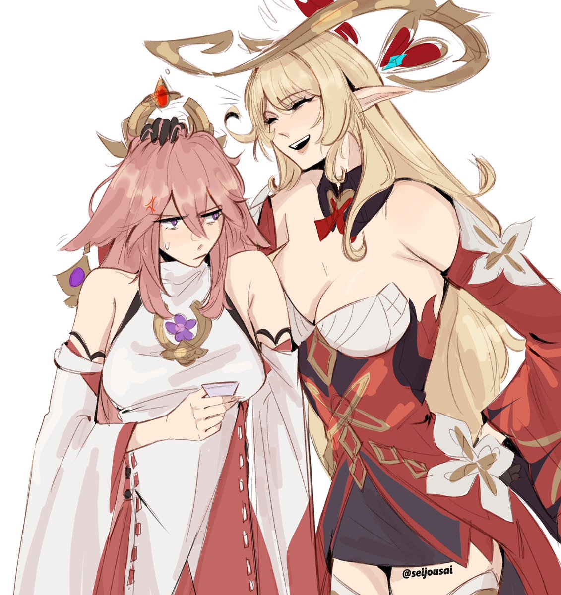 seijousai's tweet image. angy fox
#GenshinImpact