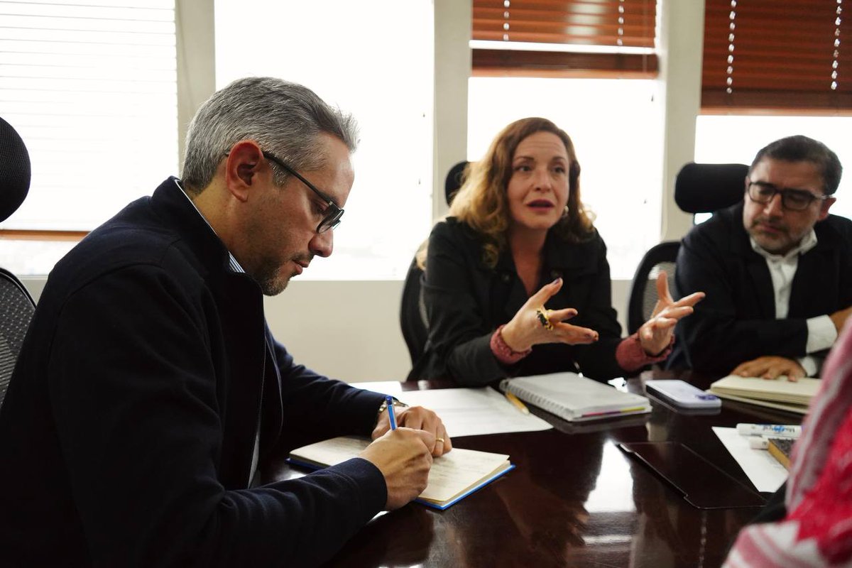 ¡Impulsamos el desarrollo del país! 🇨🇴 

El subdirector general de Prospectiva y Desarrollo Nacional del DNP, <a href="/mariovalencia01/">Mario Valencia</a>, se reunió con el INM, <a href="/ONAC_COLOMBIA/">ONAC COLOMBIA</a> e <a href="/ICONTEC/">ICONTEC</a>, entidades que integran la Infraestructura Nacional de la Calidad, para identificar oportunidades de