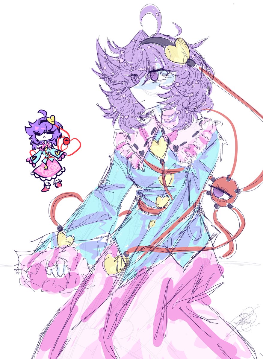 yoko_z_'s tweet image. #touhou #touhouproject #東方project #satori #satorikomeiji #さとり #古明地さとり