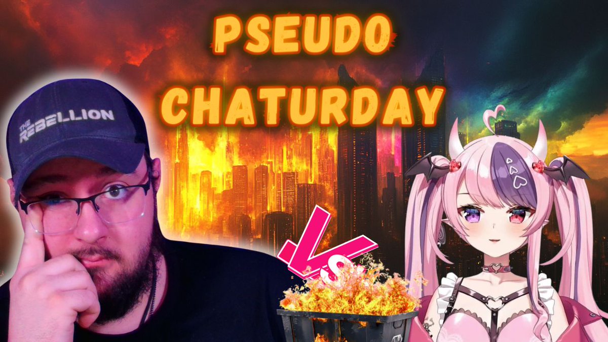 Going live at 7:45 PM CST for a totally not VTuber based Chaterday. Definitely not going to talk about how VShojo is TOTALLY COOKED!! 

Links Below!!