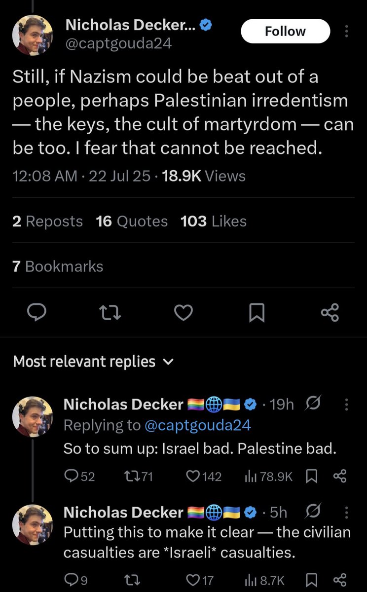 Lonsyss's tweet image. the white liberal would kill every single person on this planet several times over if it was in the name of Israel