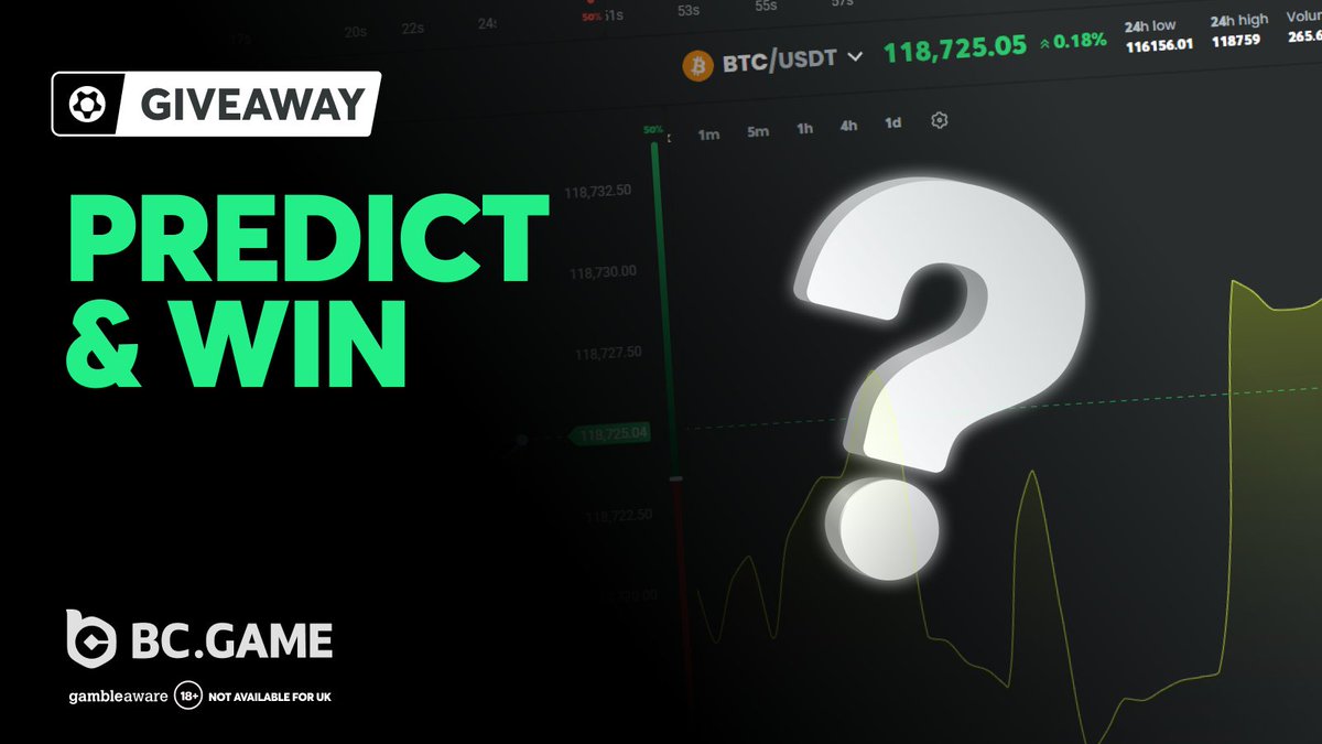 BC.GAME (@bcgame) on Twitter photo Predict & Win #Bitcoin!
When will BTC hit its next all-time high? Drop your date guess below!
🏆 Best predictions get rewarded:
✅ Comment your prediction date
✅ Add your BC.GAME User ID
✅ Follow <a href="/bcgamecoin/">BCGame Coin</a>
Let’s see who really knows the charts! 📈💰 Predict & Win #Bitcoin!
When will BTC hit its next all-time high? Drop your date guess below!
🏆 Best predictions get rewarded:
✅ Comment your prediction date
✅ Add your BC.GAME User ID
✅ Follow <a href="/bcgamecoin/">BCGame Coin</a>
Let’s see who really knows the charts! 📈💰