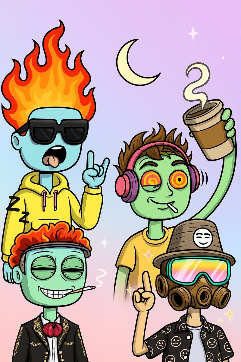 Frens_Factory's tweet image. Frensssss, we’ve been thinking…
Every NFT in our collection is basically a whole personality.
So tell us ......
Which Frens Factory NFT feels like your long lost twin?
Is it the chaotic one? The chill one? The one that looks like it hasn’t slept in 2 days but still serving? 😂…