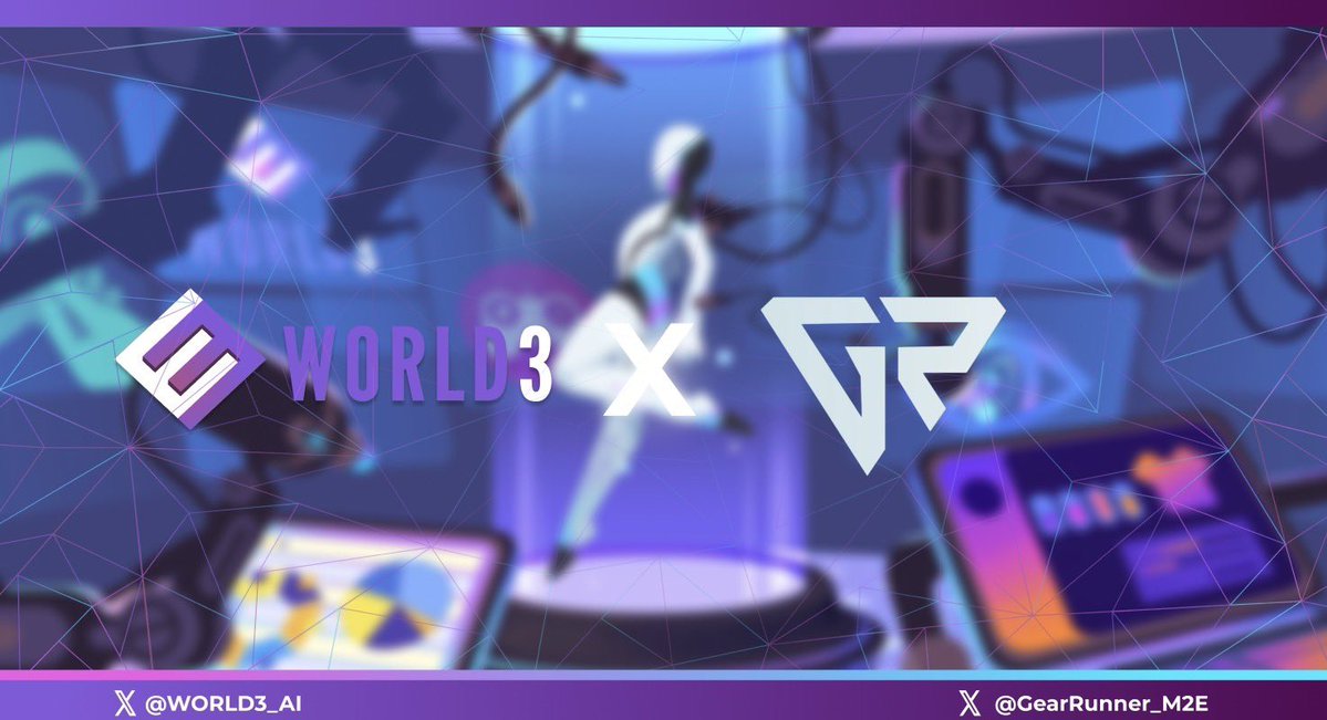 WORLD3 (@world3_ai) on Twitter photo ๐ WORLD3 ร Gear Runner ๐
Weโre excited to announce our partnership with <a href="/GearRunner_M2E/">Gear Runner | M2E</a> โ the first fusion of GameFi and Move-to-Earn, where you run, earn, and help revive the world! ๐โโ๏ธ๐ฅ
Together, weโre exploring how AI agents can enhance fitness gaming, automate in-game ๐ WORLD3 ร Gear Runner ๐
Weโre excited to announce our partnership with <a href="/GearRunner_M2E/">Gear Runner | M2E</a> โ the first fusion of GameFi and Move-to-Earn, where you run, earn, and help revive the world! ๐โโ๏ธ๐ฅ
Together, weโre exploring how AI agents can enhance fitness gaming, automate in-game