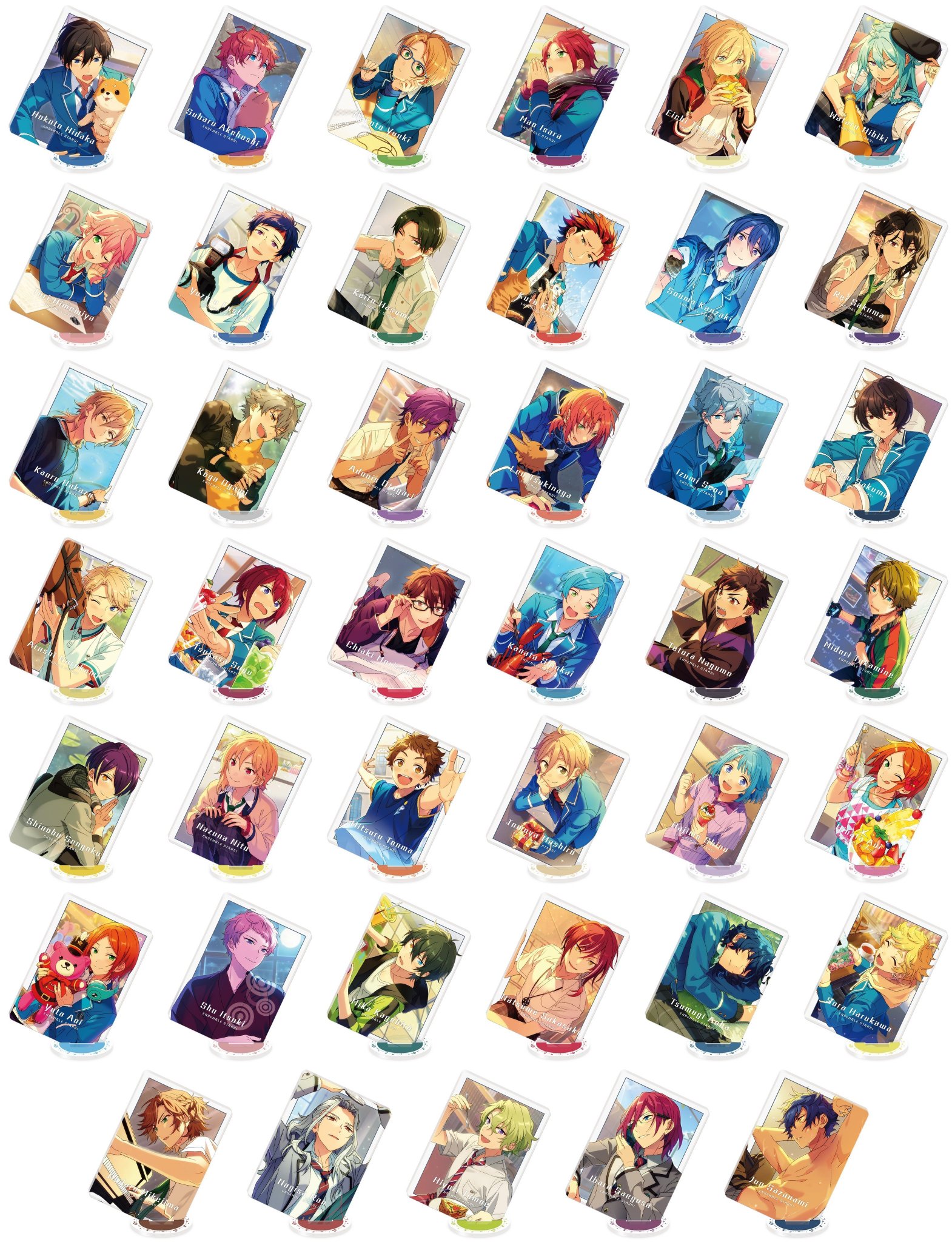 新品★あんスタ【fine】アニカフェ★ラバーチャーム★夢ノ咲コック★4点セット 新品☆あんスタ【fine】アニカフェ☆ラバーチャーム☆夢ノ咲