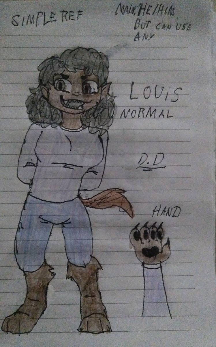 DapperDelta6's tweet image. FINALLY!!! Here is a pic of my sona ref. The colors are not completely correct, but these are the most right I could get with the material I had
About me:
Name's Louis
I'm a furry
Bisexual and genderfluid
Mostly he/him, but I use any prons
Artist I guess
Useless info below👇