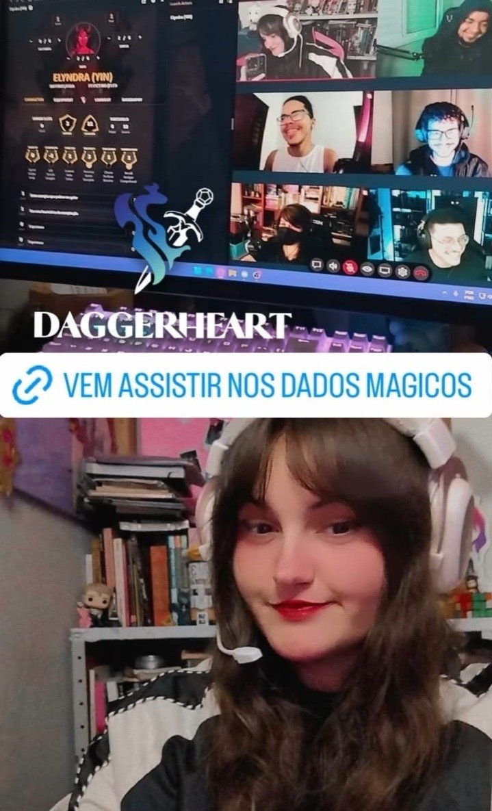 yinj97's tweet image. Hoje é dia de #daggerheart no canal do youtube dos Dados Mágicos.
Vem assistir ⤵️
youtube.com/watch?v=-hIFyS…