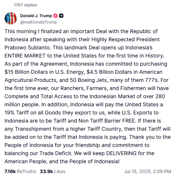 Encoded announcements are being embedded in seemingly unrelated events and statements as a form of veiled communication to cult members.

Remove the decimal and zeroes from the numbers in this post "by Trump", and translate them according to the diagram I released.

15  45  5