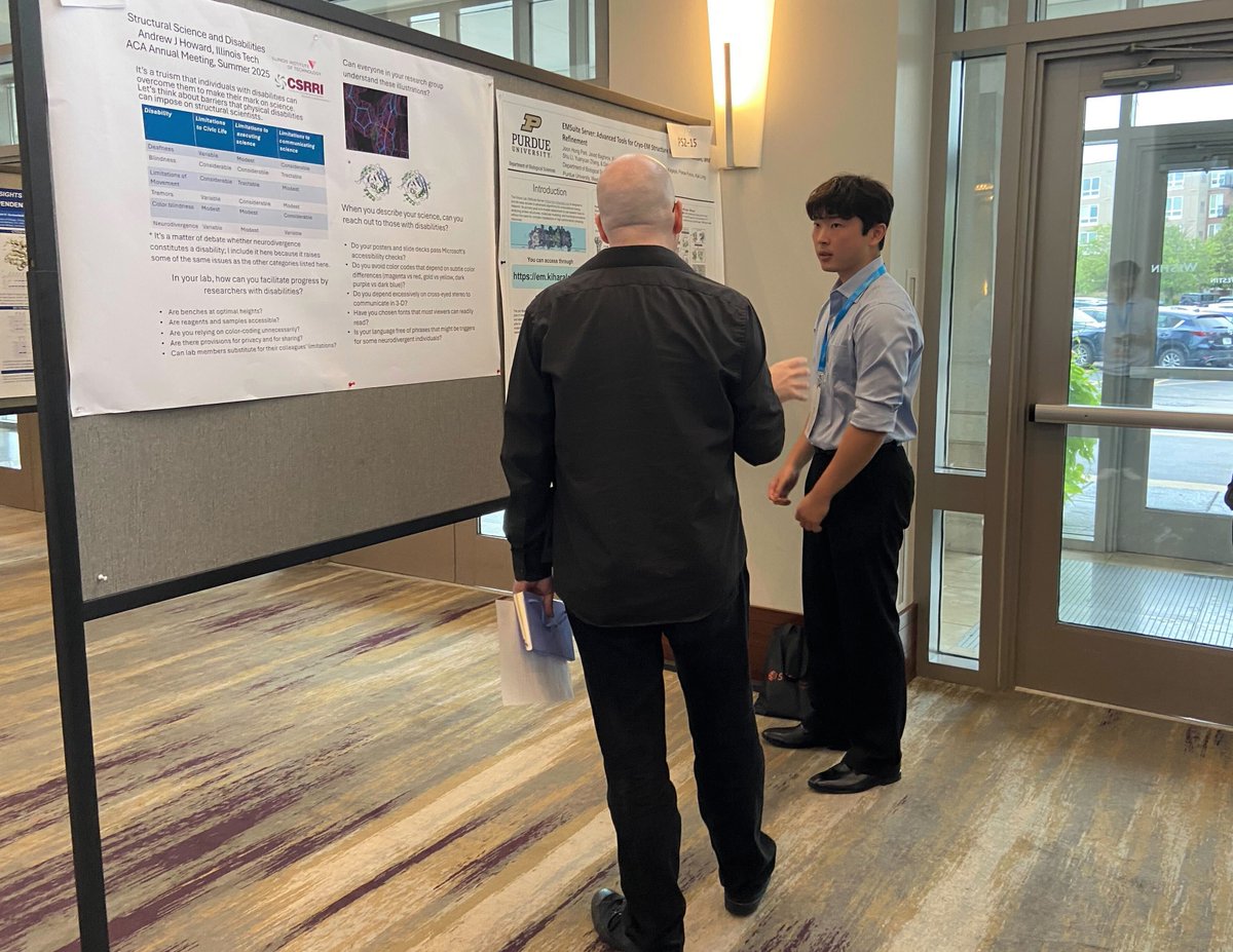 kiharalab's tweet image. Joon Hong Park from @PurdueCS at American Crystallographic Association (ACA) 2025 meeting. presenting his poster about our cryo-EM structure modeling server.
Visit the server for easy and accurate modeling at em.kiharalab.org