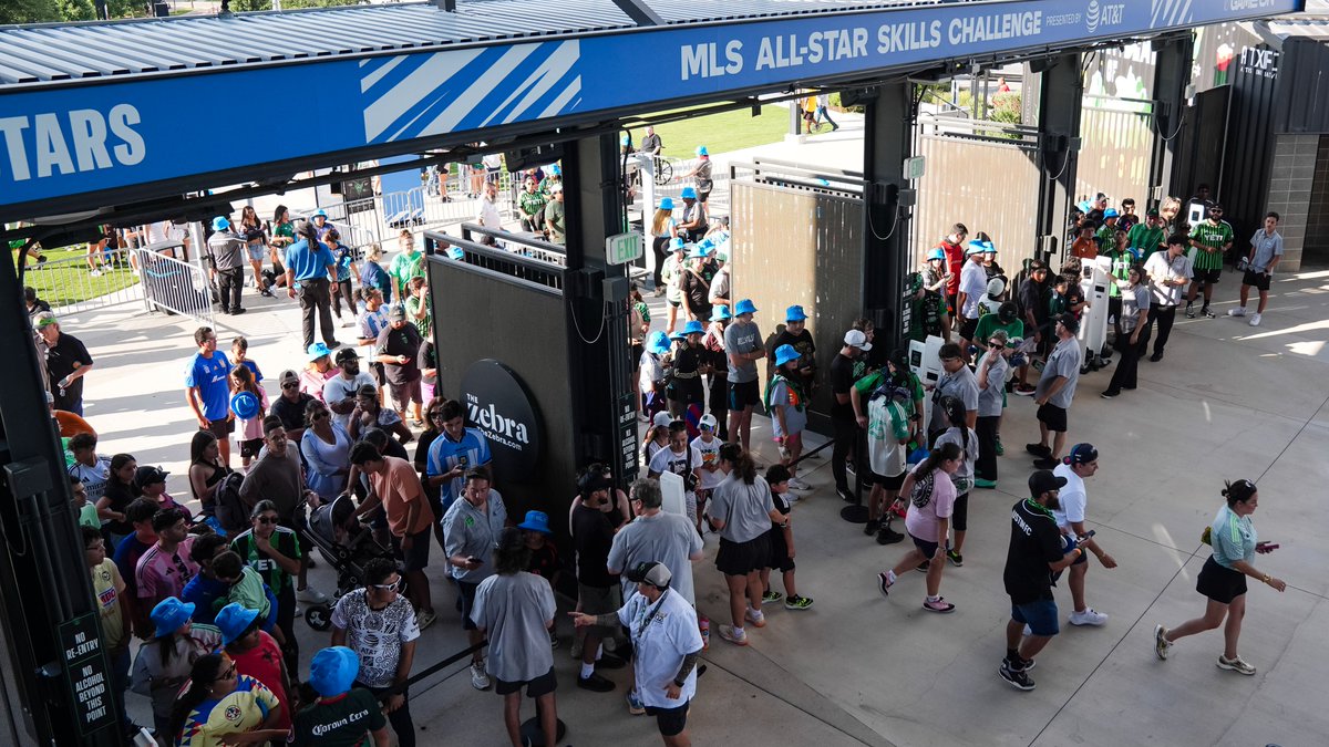 Q2Stadium's tweet image. Gates are open for the #MLSAllStar Skills Challenge!
See you soon, ATX!