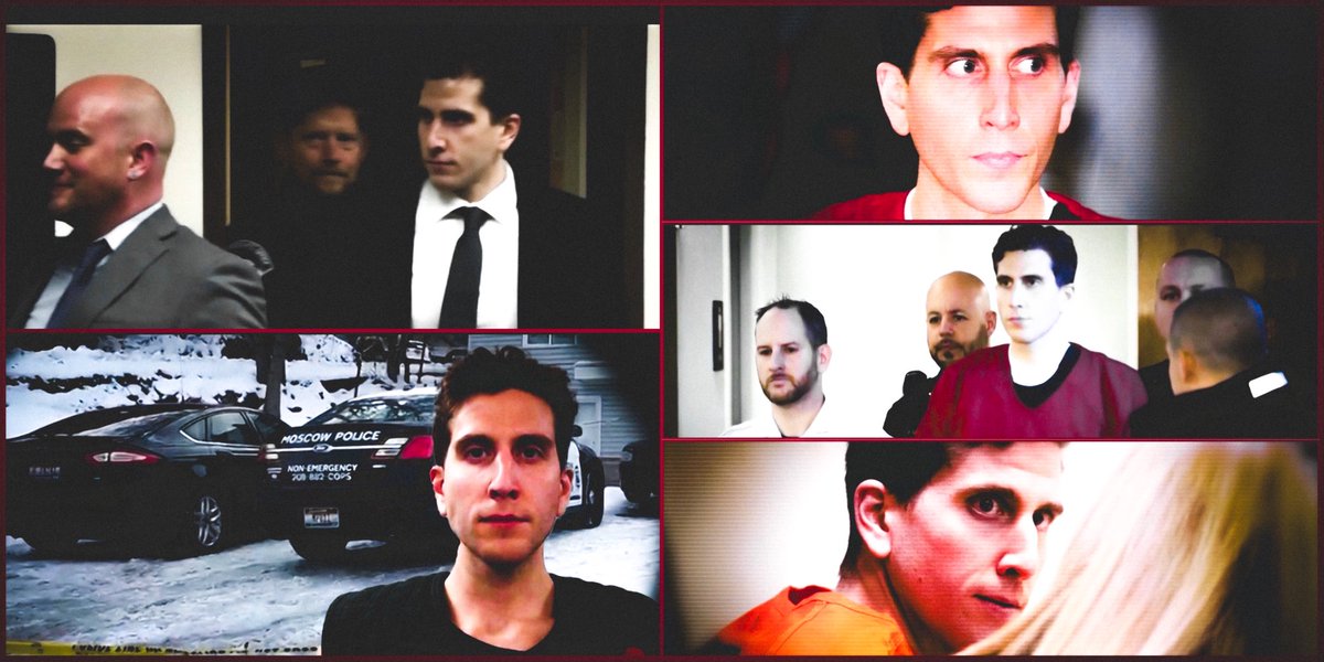 DavidTheBrea's tweet image. Closing Arguments @VinniePolitan @CourtTV @TedCourtTV @MattJohnsonNEWS Bryan Kohberger planned to argue at trial that the four University of Idaho students he murdered were actually killed by three of their friends. #Idaho4