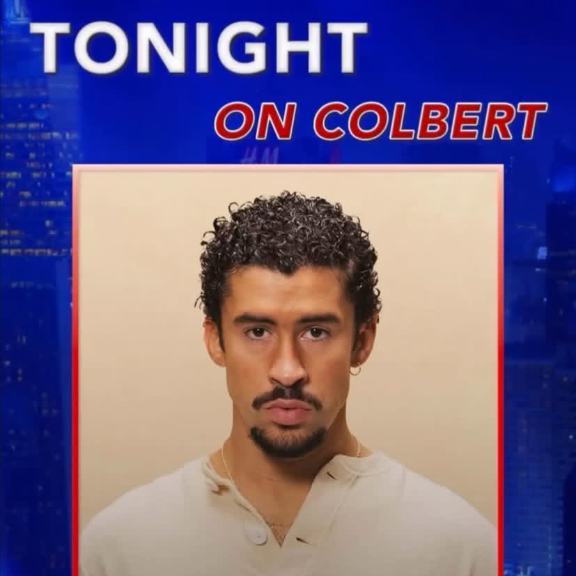 AccessBadBunny's tweet image. Bad Bunny will appear on the The Late Show with Stephen Colbert. 📺