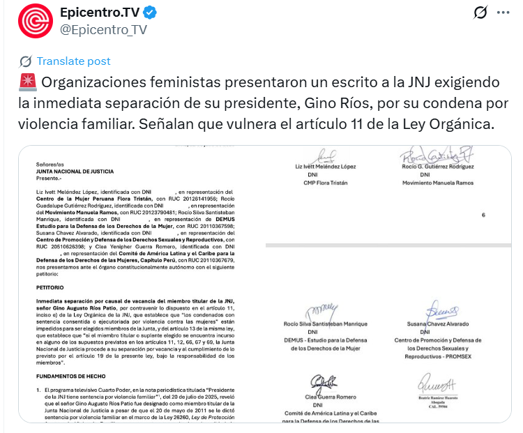 bearamirezh's tweet image. #JNJ #Vacancia Las normas y políticas contra la violencia q hoy tenemos tienen años de luchas detrás, y en esa historia el rol de las organizaciones feministas ha sido crucial. Gracias a su trabajo han cambiado en algo normas y sentidos sociales comunes, aunque hoy los retrocesos…