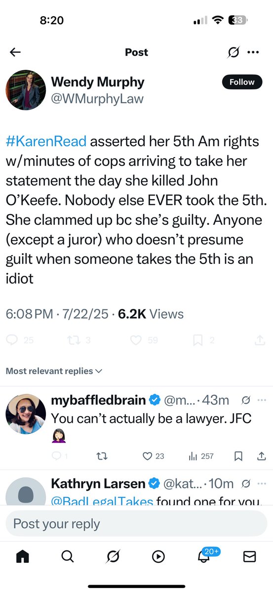 Bederowlaw's tweet image. This person is a disgrace to the legal profession. A former prosecutor and law school instructor and current idiot and Duke Lacrosse truther. By the way, Ms. McCabe terminated her interview with the FBI minutes after lying to them. What say you?
