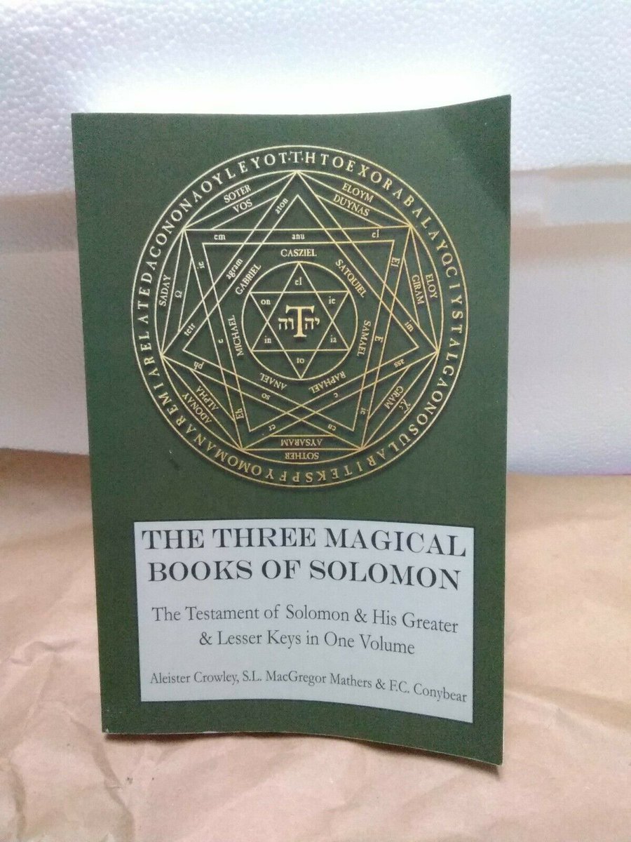 0ccultbot's tweet image. The 3 Magical Books of Solomon is a must have for occultists. It contains the names and orders of all the spirits that King Solomon encountered. Don't think this is a normal book, it's the real deal for those dedicated enough to research and practice: amazon.com/Three-Magical-… #ad