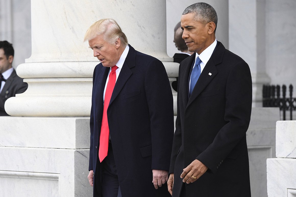 rshereme's tweet image. President Obama’s office responds to Trump and Gabbard’s allegations:
“Out of respect for the office of the presidency, our office does not normally dignify the constant nonsense and misinformation flowing out of this White House with a response. But these claims are outrageous…
