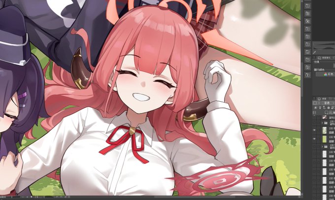 途中
#ブルアカ 