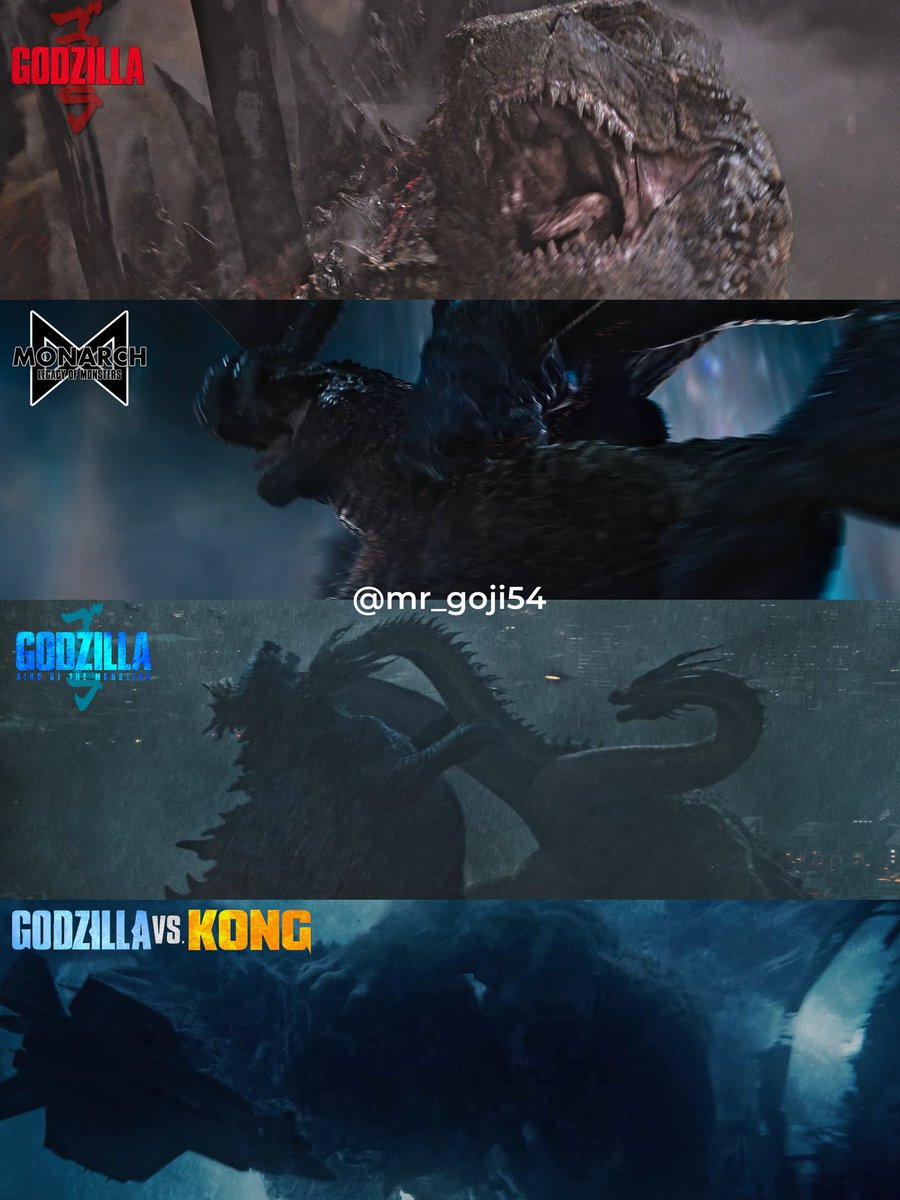 Mr_goji54's tweet image. Titans targeting Godzilla’s gills during battle in the #Monsterverse
#Muto
#IonDragon
#Ghidorah
#Kong