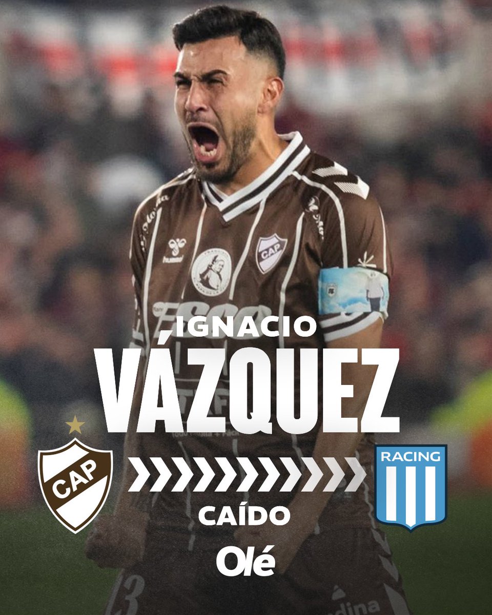 DiarioOle's tweet image. RACING CERRÓ LA LLEGADA DE PARDO ⚪️🔵
➡️ Como no se llegó a un acuerdo económico con Platense por Ignacio Vázquez, la Academia se movió rápido y ejecutó la cláusula del jugador de Unión
💰 1,3 millones de dólares para el Tatengue: el club de Avellaneda se quedó con el 100% de…