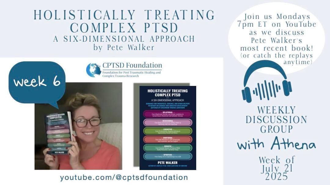 cptsdfoundation's tweet image. Last night, during our weekly open discussion on YouTube, our community explored the undercurrents that can hold survivors back from healing.
We also looked at how we can heal childhood emotional neglect one of the main causes of CPTSD.
Watch it here: youtube.com/watch?v=rP1CEX…
