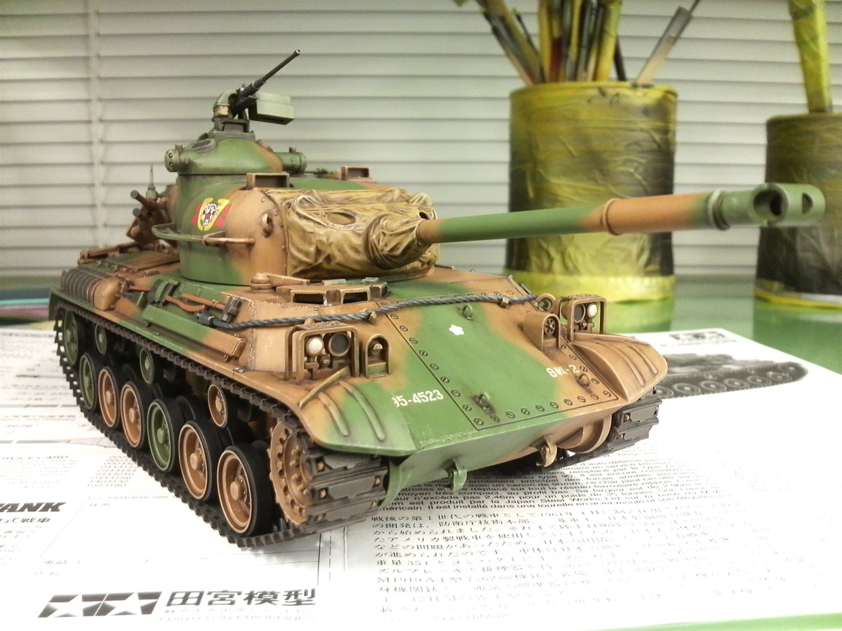 Taiyo209's tweet image. #俊作会長を偲んでタミヤ製品をアップしよう
元々改造とかは得意では無かったので、丁寧に組み立てるだけで素晴らしい仕上がりになるタミヤのプラモは最高です☆