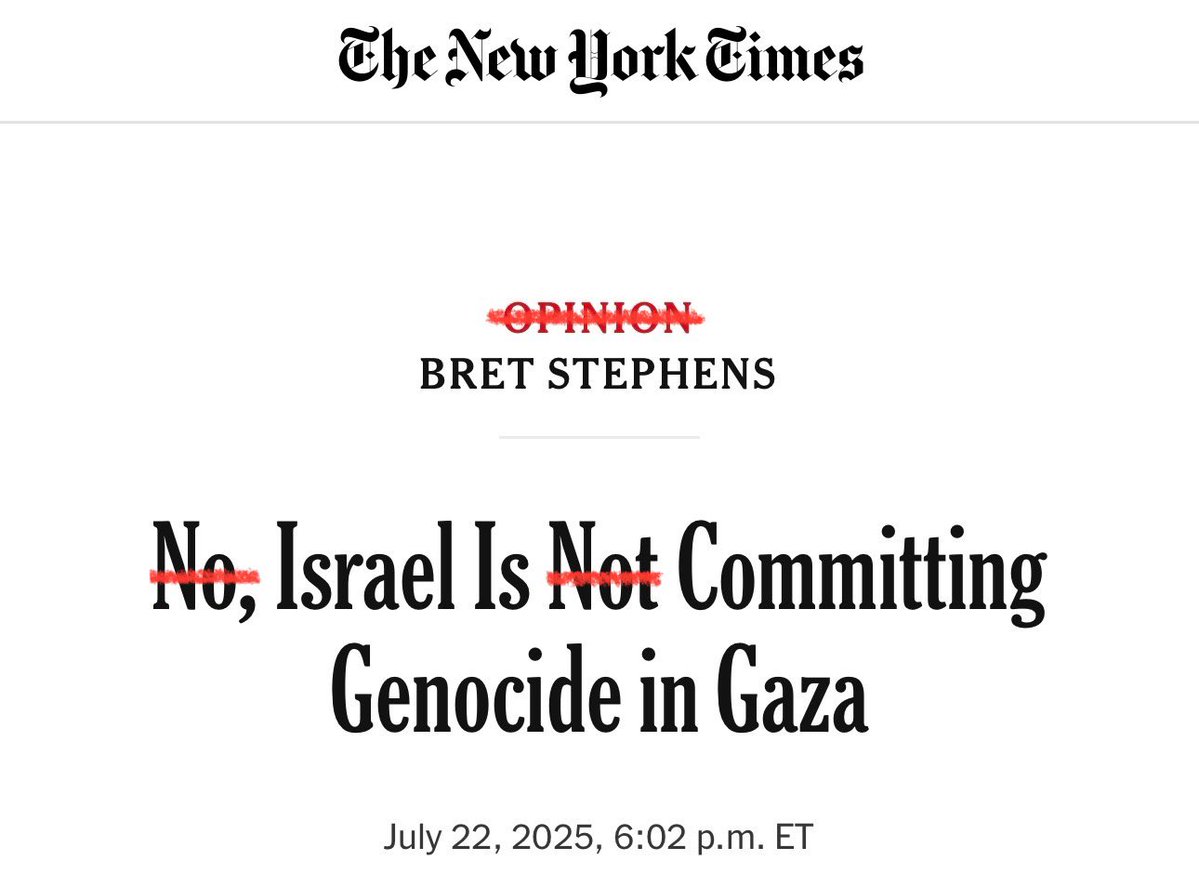 Genocide isn’t an opinion, it’s the worst crime against humanity.