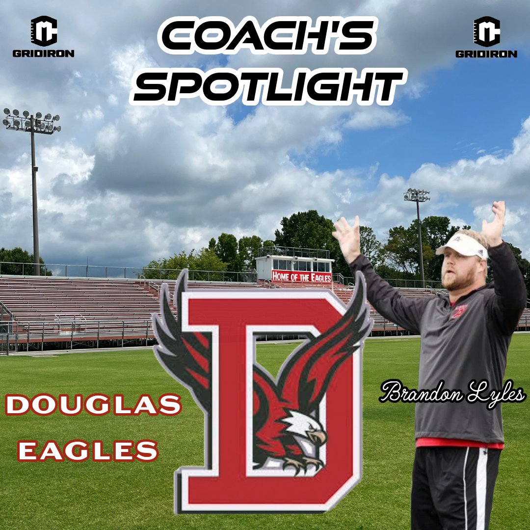 CM Gridiron Coach's Spotlight
Presented By: All Star Seamless Gutters/ All Star Contracting, LLC Owners: David B King and Laura Stephenson King

🏈 Douglas Eagles Look to Take the Next Step Under Coach Brandon Lyles 🏈

By CM Gridiron Staff

Since taking over in 2020, Coach