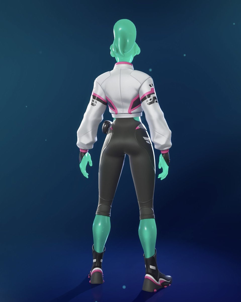 idcimbored's tweet image. Crucify me if you must, but I really do like Ella’s body type and “suit material”. I like this direction a lot more.
But I wish we had a second style without the jacket, all they have to do is give her long sleeves like surfing skin-tight suit! and give her a red/blue color!🔥