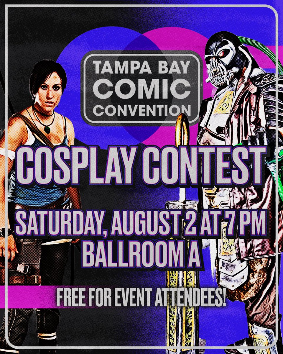 🏆 Watch Youth, Novice, Intermediate, and Master Cosplayers present their skills for a chance to win $8000 in prizes sponsored by <a href="/Ult_WirelessEnt/">Ultimate WirelessENT</a> at the ATL Comic Convention Cosplay Contest! Saturday, August 2nd at 7:00PM in Ballroom A

**Free event for all attendees**