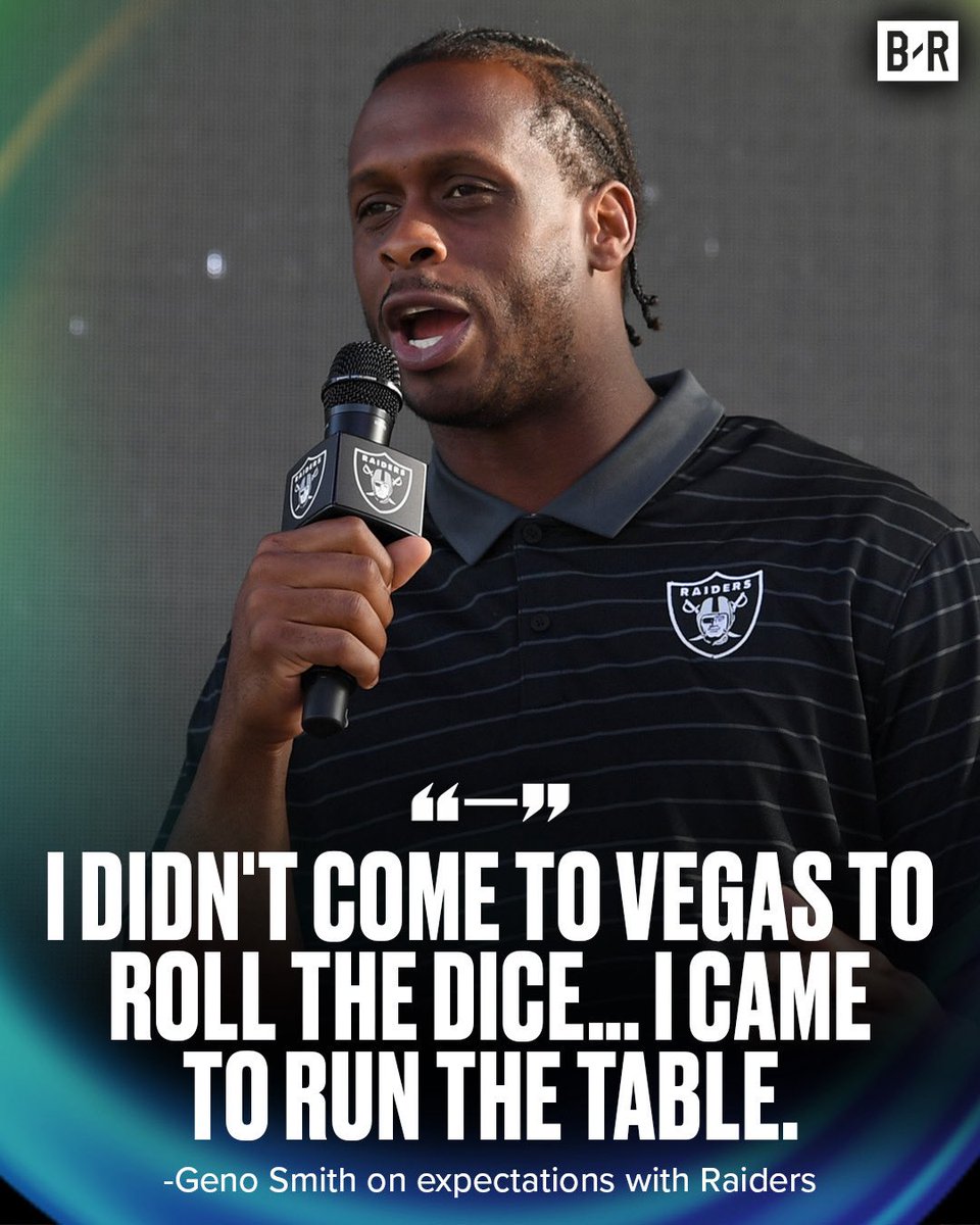 BleacherReport's tweet image. Geno just dropped a BAR 🔥
How far will the Raiders go in 2025?