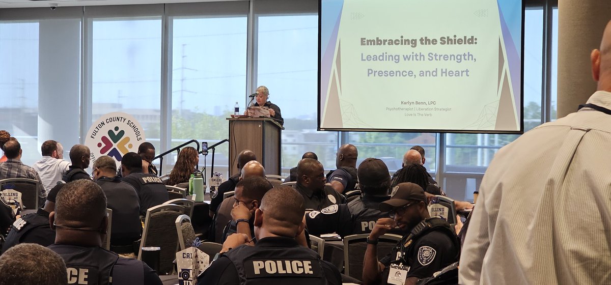 Dr. Grace Love (@gracelovedr) on Twitter photo It was an amazing day at the Empowering The Shield Police Summit. Thank you Maribel Bell for your vision. It was an honor and a joy to provide training on our Threat Assessment Protocol to our men & women in Blue <a href="/FultonCoSchools/">FultonCountySchools</a>
<a href="/FCSSuptLooney/">Dr. Mike Looney (Official Acct)</a> <a href="/CMatthewsFCS/">Christopher Matthews</a> <a href="/KevinScott_OSD/">Kevin Scott</a> It was an amazing day at the Empowering The Shield Police Summit. Thank you Maribel Bell for your vision. It was an honor and a joy to provide training on our Threat Assessment Protocol to our men & women in Blue <a href="/FultonCoSchools/">FultonCountySchools</a>
<a href="/FCSSuptLooney/">Dr. Mike Looney (Official Acct)</a> <a href="/CMatthewsFCS/">Christopher Matthews</a> <a href="/KevinScott_OSD/">Kevin Scott</a>