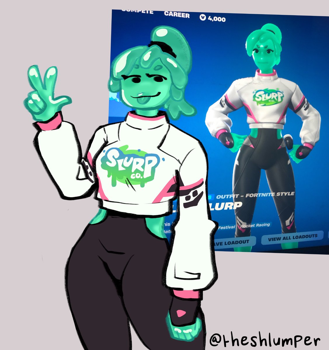 TheShlumper's tweet image. I’d like to take a slurp of her AM I RIGHT FELLAS OR AM I RIGHT FELLAS!
#Fortnite #FortniteFanArt #EllaSlurp