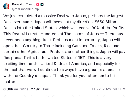 JoeDanMedia's tweet image. 🛑 HOLD IT - STOP🛑
Did Trump just sell rice to the Japanese?
Yes. Yes he did.
🤣🤣🤣🤣