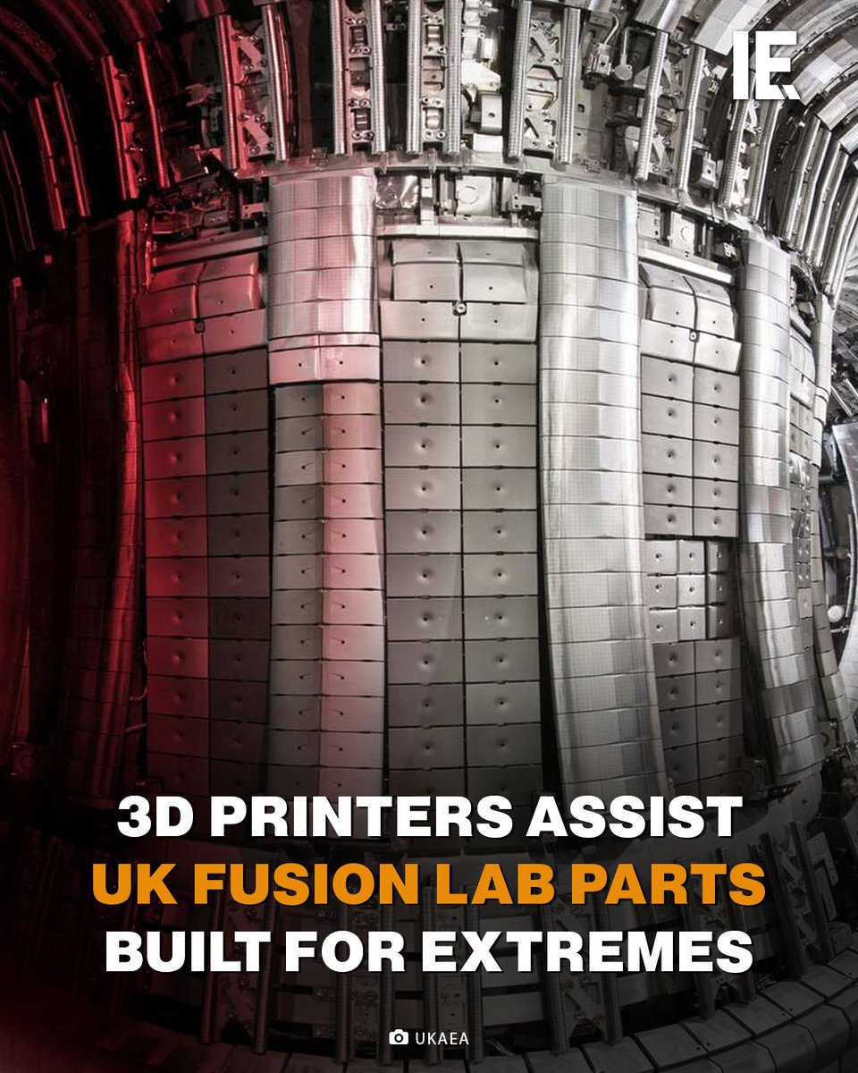 IntEngineering's tweet image. The two advanced 3D printing machines commissioned by UKAEA could reshape how we build fusion power plants. bit.ly/4kUU8V3