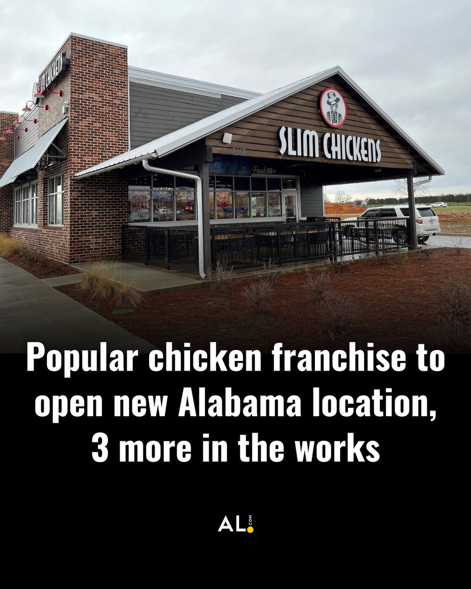 aldotcom's tweet image. 🔗: al.com/news/2025/07/p…
Phenix City will soon be home to a Slim Chickens restaurant.