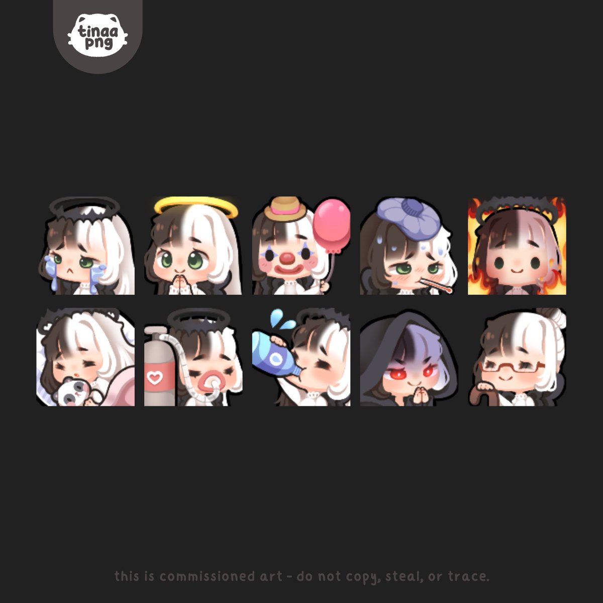emotes made for <a href="/sillyikonic/">𝔦𝔨𝔬𝔫𝔦𝔠 ♡</a> 🩷