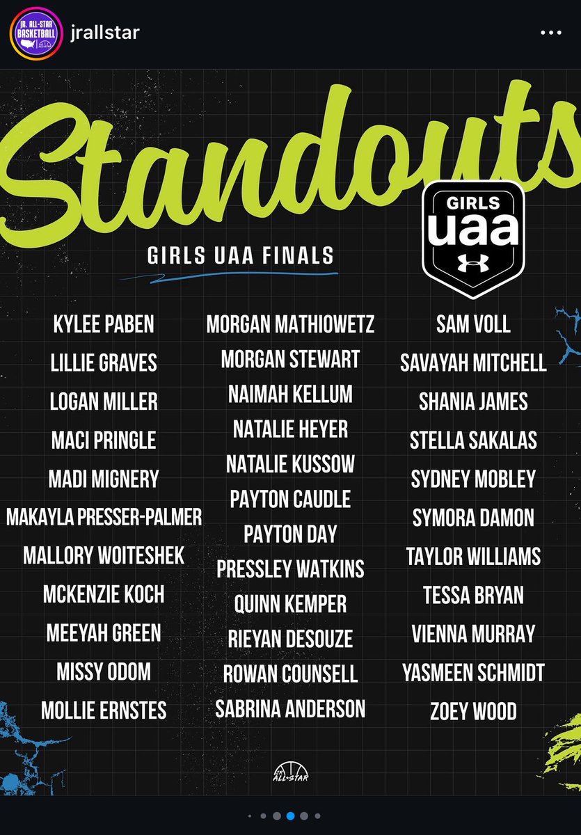 Thank you <a href="/JrAllStarBB/">Jr. All-Star Girls Basketball</a> for recognition 🙌🏼
