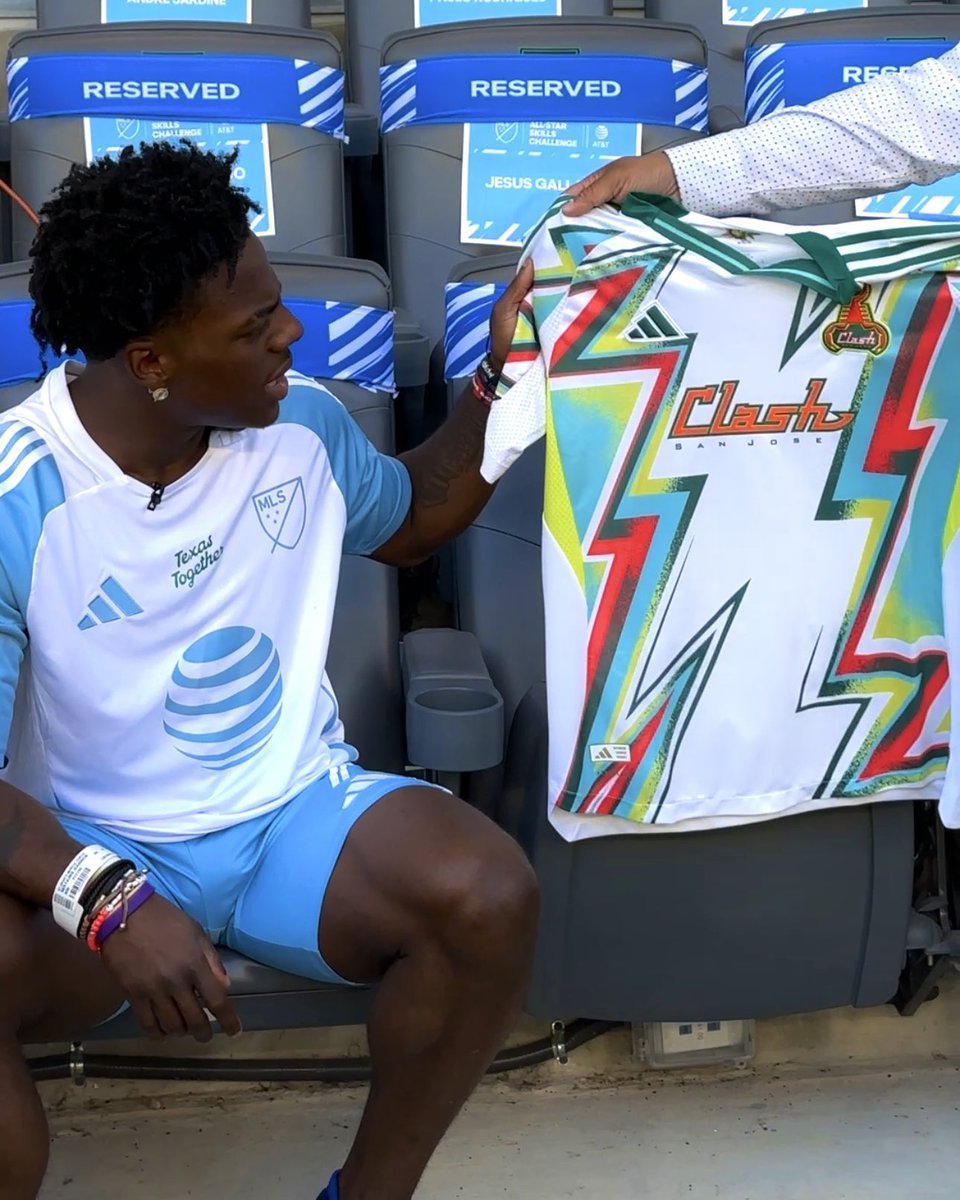 SJEarthquakes's tweet image. .@ishowspeedsui rockin’ with his new Clash Kit 🦂🔥