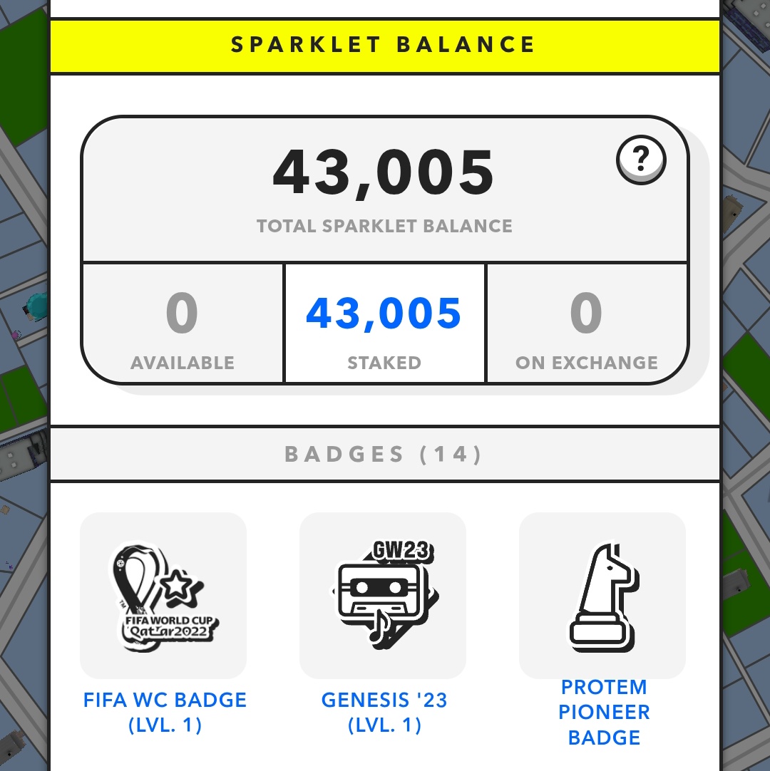 JrRedivo's tweet image. Hoje completei 43 k sparklet 
#sparklet 
#Upland 
#metaverse 
#Web3