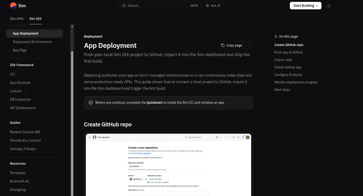 🧵1/9 — We've seen <a href="/DuneSim/">Sim</a>  Sim APIs. Now, <a href="/Dune/">Dune</a>'s Sim IDX: the backend boost. It lets you listen, decode, enrich, and serve data from ANY smart contract. This is building real-time, query-ready pipelines that practically build themselves! 🚀 Please have a github account first.