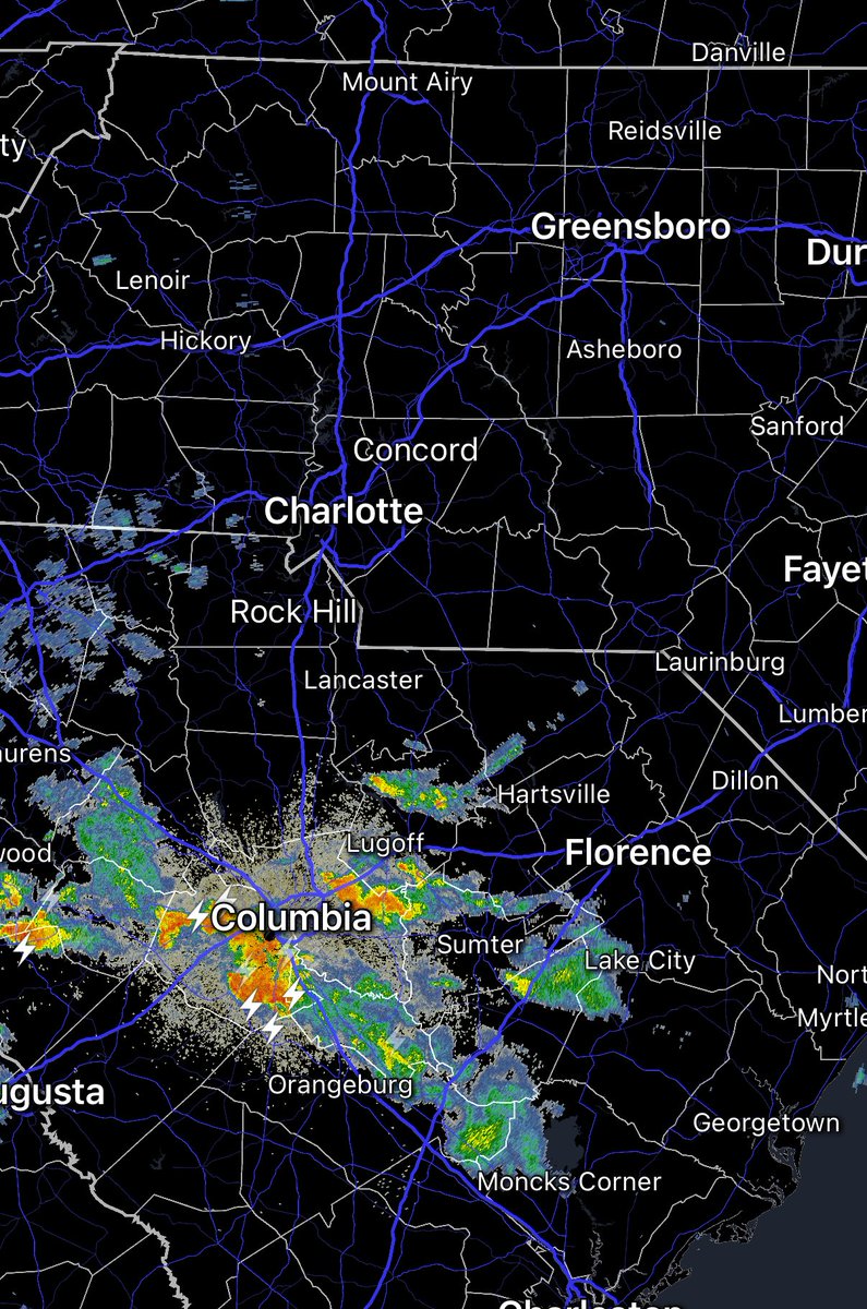 TimBuckleyWX's tweet image. Our weather we’ve been seeing daily has moved south.
Enjoy @SCweather_wx!