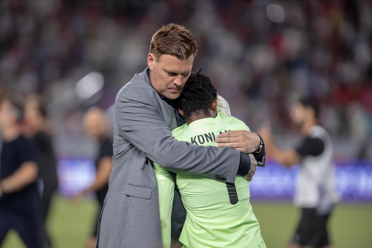 GhanaWNT's tweet image. Post match with Coach Kim Lars Bjรถrkegren ๐๏ธ
๐ youtu.be/_MlcA2d2DEY
#๐ฉ๐๐๐๐๐ธ๐๐๐๐๐๐ฌ๐ญ
#๐ถ๐๐๐ฎ๐๐๐๐ถ๐๐๐ป๐๐๐ โฝ๏ธ๐ช๐พ
#TotalEnergies๐พ๐จ๐ญ๐ช๐ถ๐ต2024