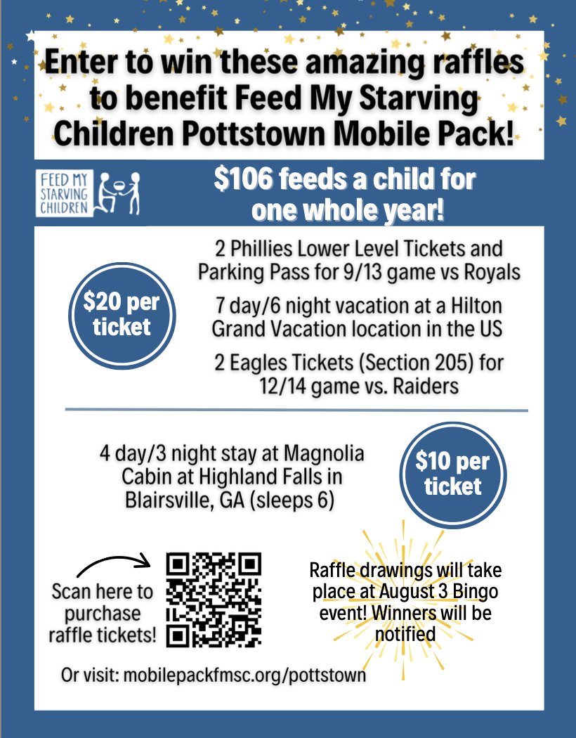 Jennifer Kling (@mrs_kling_tech) on Twitter photo Check out Feed My Starving Children in Pottstown, PA - Sometimes, all it takes is for one person to inspire many to serve a need that we all recognize, but seems too big to tackle. Feed My Starving Children - seems like one of those solutions. <a href="/fmsc_org/">Feed My Starving Children</a> Check out Feed My Starving Children in Pottstown, PA - Sometimes, all it takes is for one person to inspire many to serve a need that we all recognize, but seems too big to tackle. Feed My Starving Children - seems like one of those solutions. <a href="/fmsc_org/">Feed My Starving Children</a>