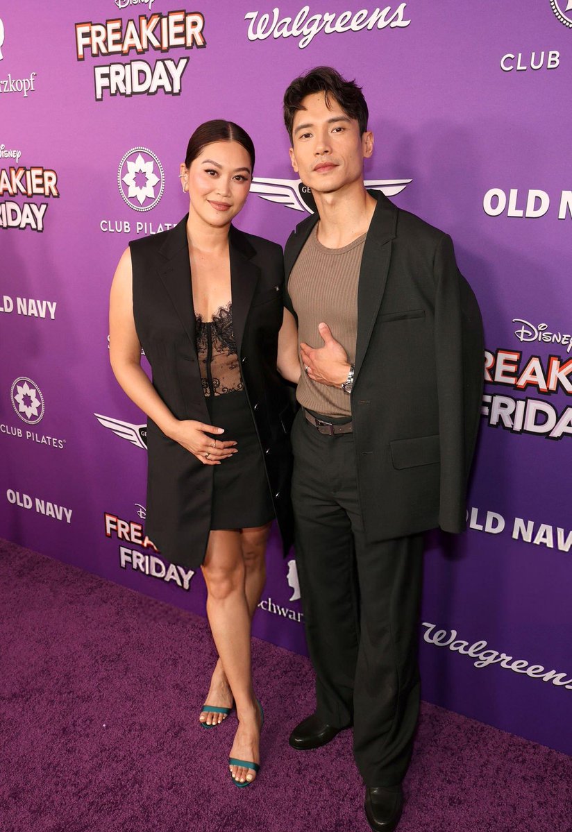 mannyfiles's tweet image. Manny Jacinto and Dianne Doan shine at the ‘FREAKIER FRIDAY’ LA premiere!