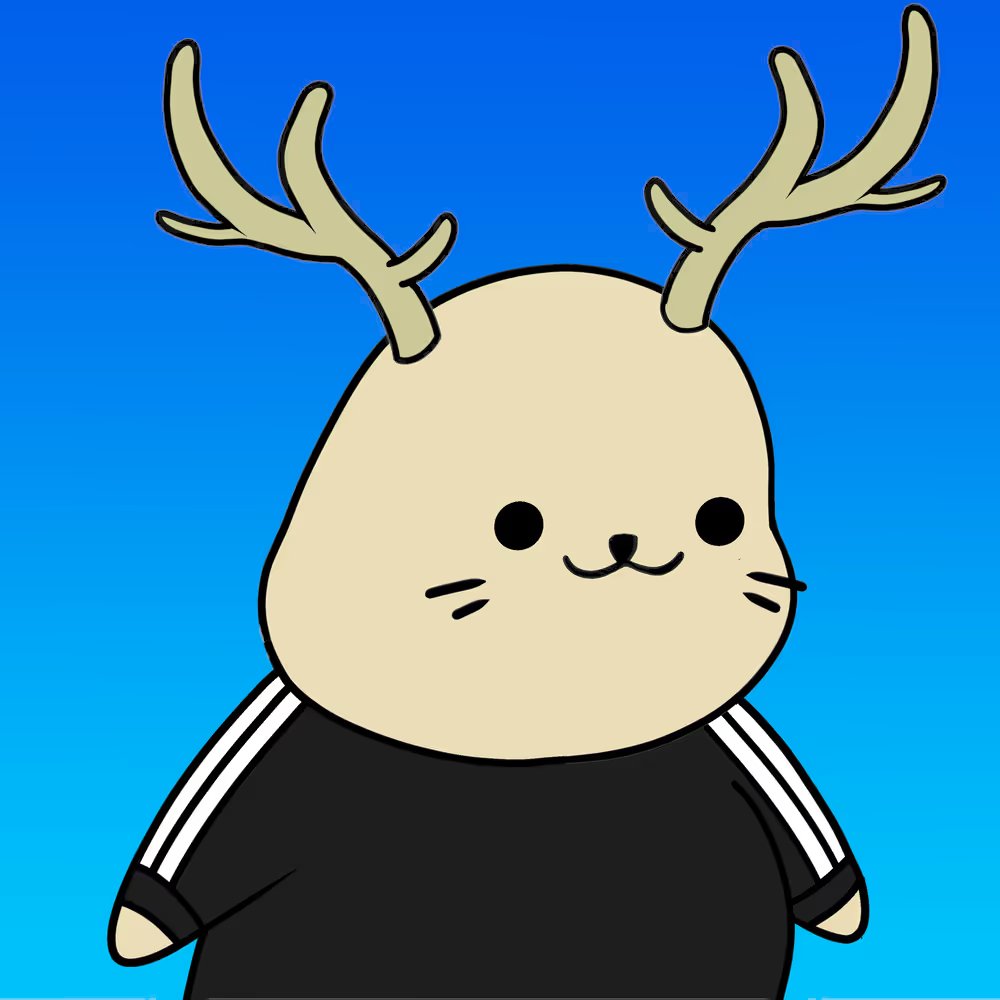 Florida Man (@anonfloridaman) on Twitter photo Day 1/10 Posting <a href="/SappySealsNFT/">Sappy Seals</a> because they deserve your attention.
Trackie-Antler seals are great to have at any party, but they might steal your girl.
ARF Day 1/10 Posting <a href="/SappySealsNFT/">Sappy Seals</a> because they deserve your attention.
Trackie-Antler seals are great to have at any party, but they might steal your girl.
ARF