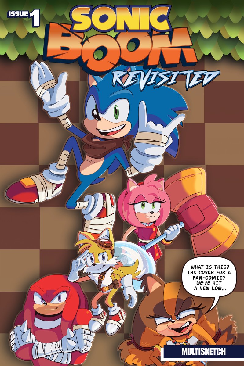 EmceeVoices's tweet image. Thanks for helping me reach 30K SUBSCRIBERS!!!
To celebrate, I have an announcement to make: We will be dubbing the fan comic "Sonic Boom: Revisited"! Issue 1 is currently well into production and will hopefully release within the next month! See you then!