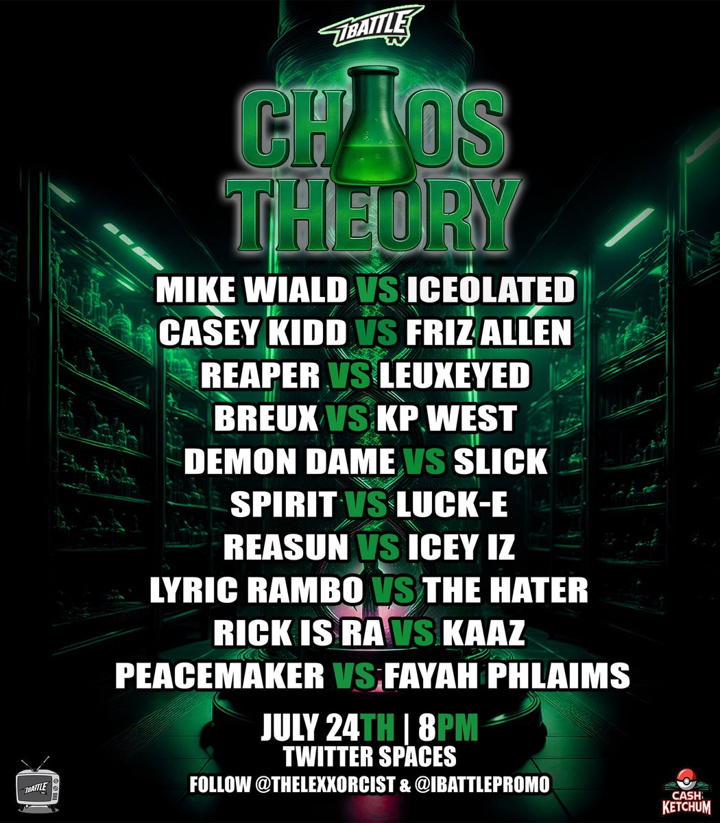 TheLexxorcist's tweet image. Pop out on us this Thursday night on the spaces for more battles!
Lots of debuts!!