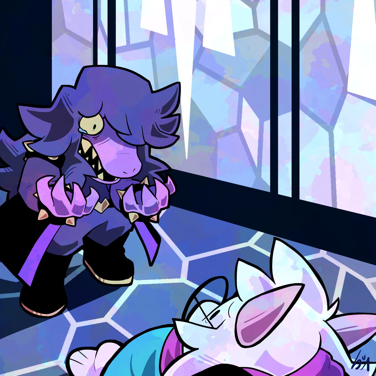 ShinySuycune's tweet image. #deltarune #deltarunefanart #deltarunespoilers #deltarunechapter4