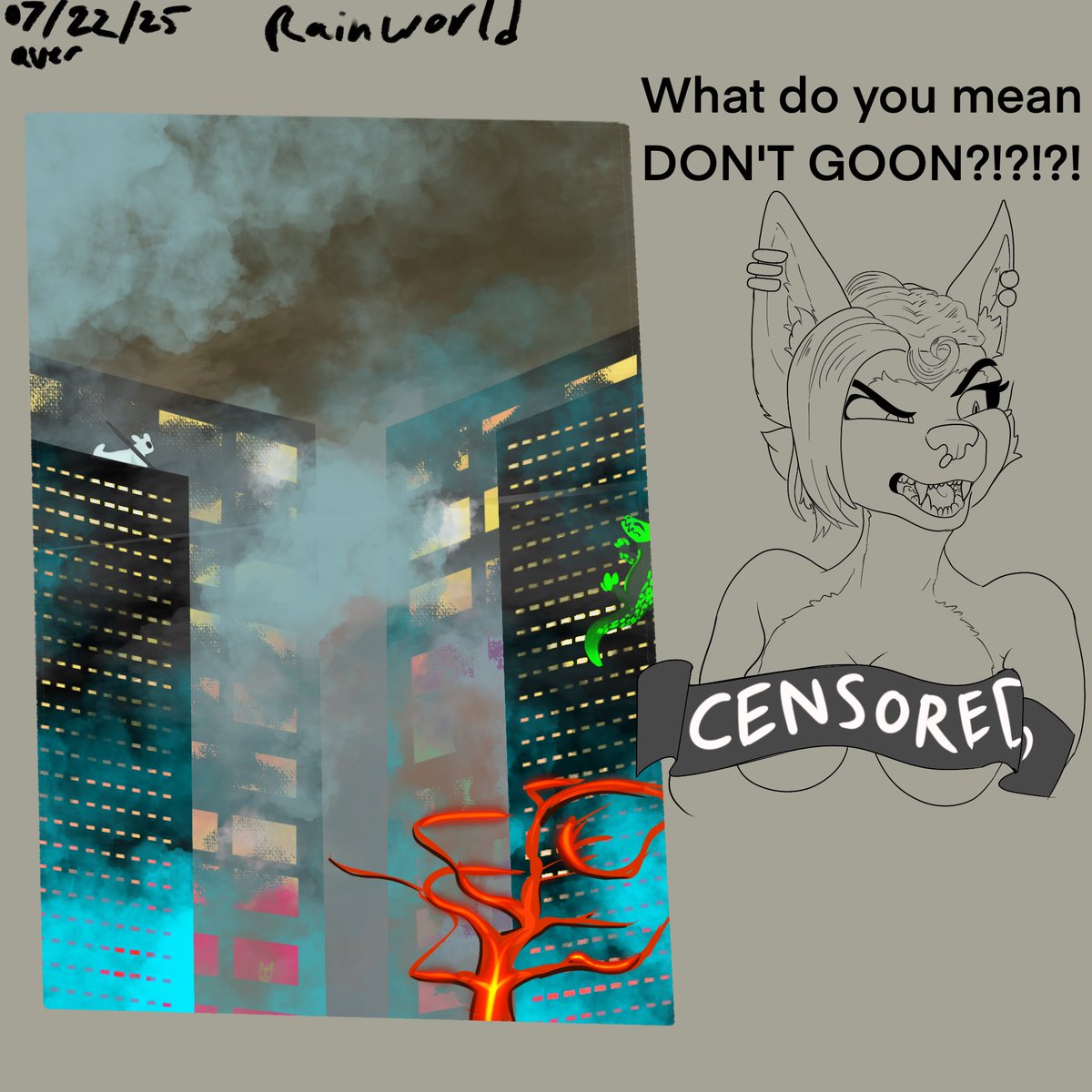 actually kinda proud of this doodle on the left. and the small trace on the right was from a video made by peacedubz 
..what? the expression was funny and I wanted to study it